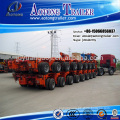 China manufactory low price hydraulic low bed modular trailer for sale